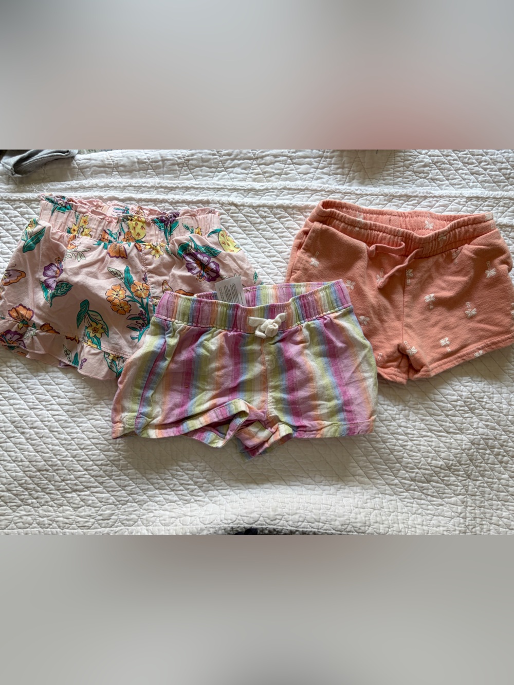 Girls carters short lot 3T
